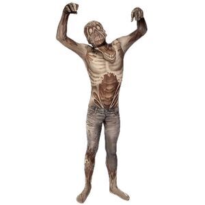 Morphsuits Zombie Monster Skinsuit Sz Boys L Full Body Halloween Cosplay Costume